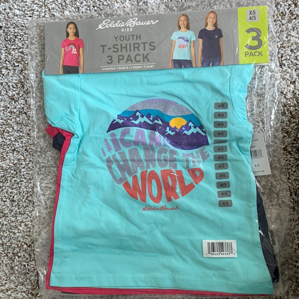 New Girl - 3pack - Eddie Bauer- Youth Tshirt